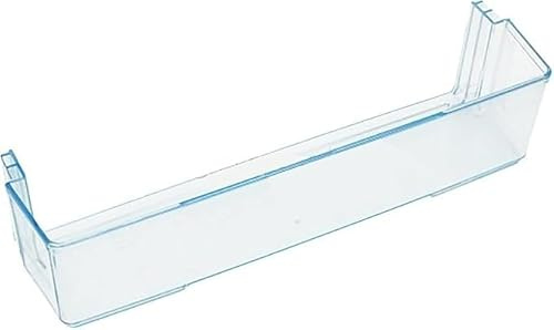 Fridge Door Bottom Plastic Bottle Shelf - Light Blue - Compatible with Logik LUL55S12 Refrigerator - Replacement Lower Door Rack