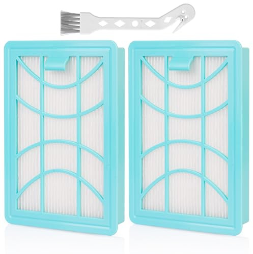 XD3110/09 Lot de 2 filtres HEPA pour aspirateur Philips avec sac série 3000, filtre HEPA lavable, compatible avec les aspirateurs Philips XD3100, XD3110, XD3112, XD3140