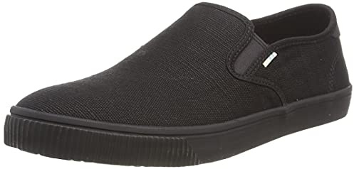 TOMS Men's Baja Sneaker, Black, 7 UK