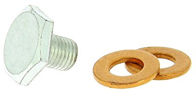 XL Tech Bouchon de vidange M10 x 125 N°72 + 2 joints cuivre CUA pour carter d'huile