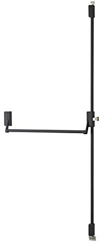 THIRARD - Serrure Anti-Panique D-Cross pour Porte d'Entrée - 1150 mm Max - 2/3 Points Haut et Bas - Réversible - Noir - Structure Conforme Norme Européenne CE NF EN1125
