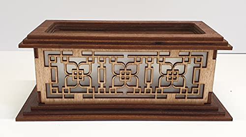 Tanno Design® Japan Kerzenhalter - Akina NI - mit 2-Fach Teelichtfunktion Birnbaum/braun