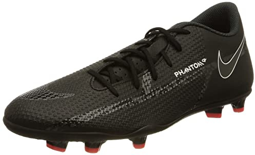 NIKE Phantom Gt2 Club MG, Sneaker Hombre, Black Summit White Bright Crimson, 42 EU