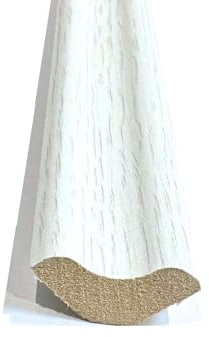 Miami White Oak Scotia Beading For Laminate, Wood, LVT Scotia/Skirting Floor Edging Strip (10)