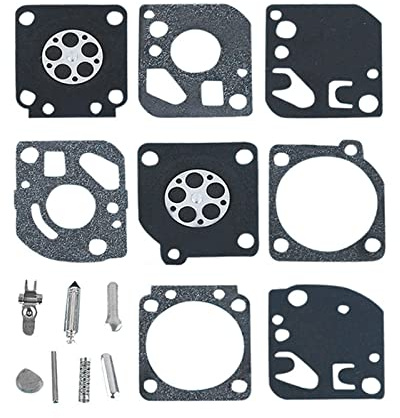 Gebläse Trimmer Vergaser Reparatursatz Umbau Dichtung Membran Set Membranen Passend für Zama Rb-29 26Cc 30Cc Vergaser Dichtungssatz Motorräder Vergaser Reparatursatz Kleinmotor Vergaser