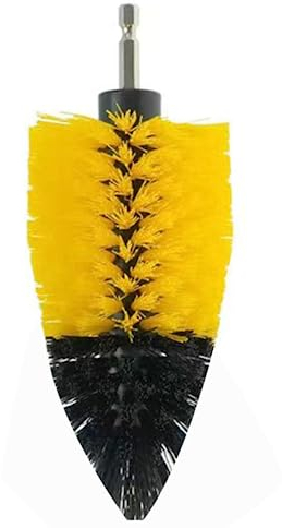 5Pcs Drill Brush Attachment Set, Drill Brush for Cleaning, Power Scrubber Attachment Kit for Cleaning Kitchen, Bathroom, Sink, Tub, Floor/Wall Tile, Grill, Car Wheel All Surfaces, Fits Most Drills