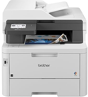 Brother MFC-L3780CDW Wireless Digital Color All-in-One Printer with Laser Quality Output, Single Pass Duplex Copy & Scan | Includes 2 Month Refresh Subscription Trial, Works with Alexa