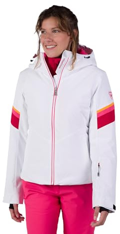 Rossignol - Giacca Strawpile, impermeabile, da sci e snowboard, con isolamento, per donna, bianco, X-Large