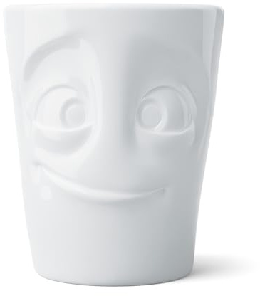 FIFTYEIGHT PRODUCTS / Maximug „Bereit“ – Extra großter Henkelbecher (Porzellan, 500 ml, Weiß, Made in Germany)