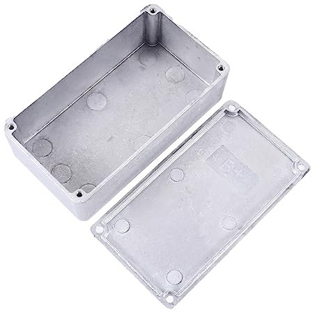 YARNOW Stompbox-aluminium-gehäuse Für Gitarreneffekte Pedalboxen Und Elektronikprojekte Robustes Und Langlebiges Projektgehäuse Für Diy-anwendungen Und Schutz