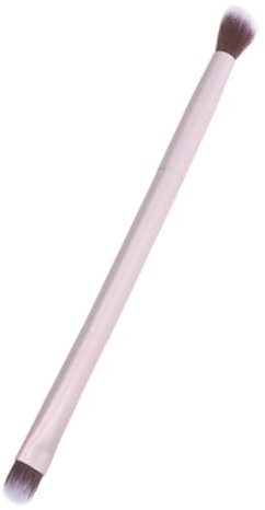 MUCKLILY Pennello Da Trucco a Doppia Estremità Per Sopracciglia e Ombretto, Pennello Professionale Setole in Fibra e Manico in Alluminio, Strumento Cosmetico Per Donna Uso Quotidiano e Professionale