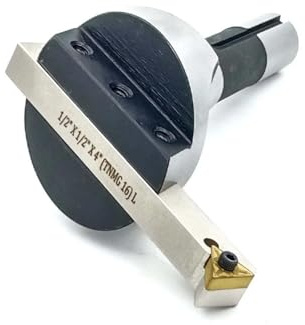 ZAPTON Large Head 2.5 Lathe Milling R8 Shank Fly Cutter with Indexable Flying Tool