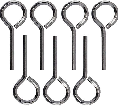 10 Pack 1/8 inch Standard Hex Dogging Key with Full Loop, Allen Wrench Door Key for Push Bar Panic Exit Devices