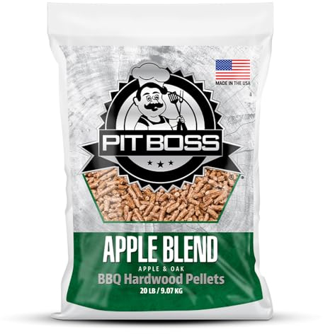 Pellets Pit Boss Saveur Pommier Apple - Sac de 9kg, Bois