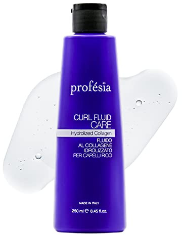 PROFESIA Fluido Capelli Ricci 250 ml Styling Capelli Ricci al Collagene Idrolizzato Definisce, Dona Elasticità, Modellante e Anticrespo