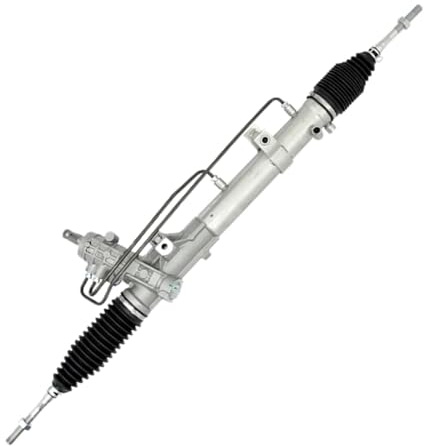 1x Servo Lenkgetriebe 2x Axialgelenk 2x Lenkmanschette Vorderachse für BMW3 E46 + Cabriolet + Coupe + Touring