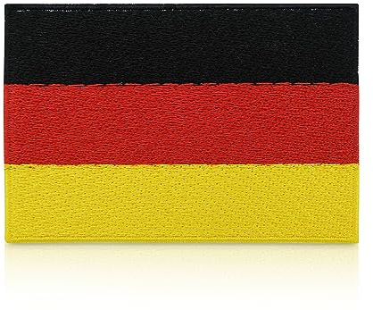 Finally Home Deutschland Flagge Patch zum Aufbügeln | Bundeswehr Patches, Deutsche Fahne Bügelbild, Aufbügler, Germany Flag Aufnäher