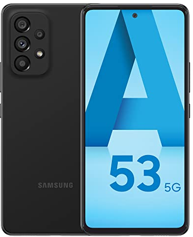 Samsung Galaxy A53 5G, Cellulare 128 GB Nero, Smartphone Android Scheda SIM Non Inclusa, Versione IT