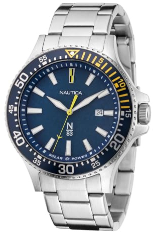 Nautica N83 Men's N83 Cocoa Beach Stainless Steel Bracelet Watch (Model: NAPCBF206)