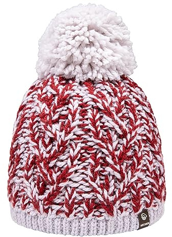 Giesswein Mütze Seeköpfle Mütze Seeköpfle - Merino Beanie Damen & Herren mit Fleece, Wintermütze mit Bommel, Strick Mützen für Frauen Winter, Strickmützen & Wollmütze