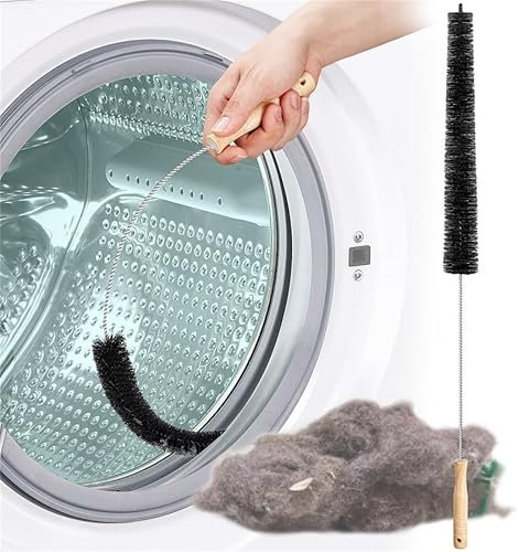 1 Pack Enhanced Dryer Vent Cleaning Kit – Long Flexible Brush for Clothes Dryer Lint Trap and Vent Cleaning, Flexible Vacuum Brush for Home Essentials for Deep Maintenance
