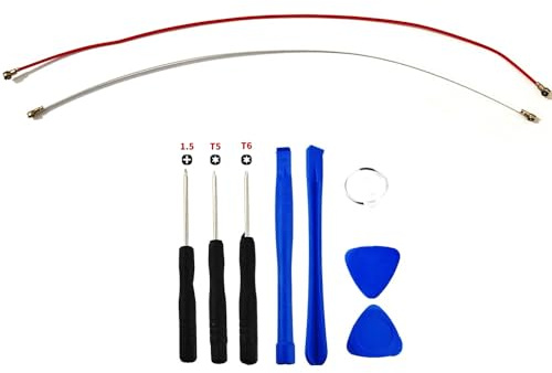 2pcs/Set Signal Antenna Flex Cable Replacement Repair Part for Samsung Galaxy A54 5G SM-A546U American Version with Tool Kit