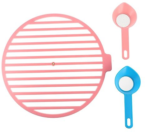 Cabilock Flour Strainer for Baking Handheld Sifter Mesh Flour Sifter Baking Accessories Sieve