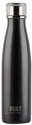 Built Perfect Seal Double-Walled Insulated Stainless Steel Water Bottle, 480 ml, Silver