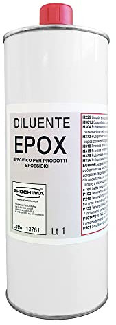 PROCHIMA Diluente EPOX, Miscela di Solventi per Sistemi Epossidici Ricca di Toluolo e Alcol Butilico, Formula Bilanciata in Modo da Diminuire la Viscosità, Confezione da 1 L, SL765K1