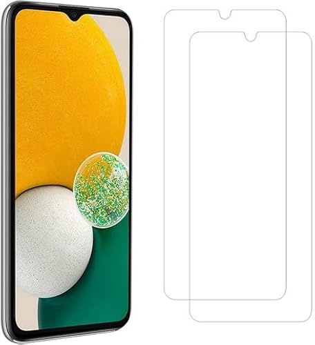 [2 Stück] Panzer Schutz Glas kompatibel mit Samsung Galaxy A13 Displayschutzfolie,Schutzfolie 100% Fingerabdrucksensor Nano 9H Glas