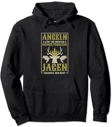 Jagdbekleidung und Jagd Spruch Design für Jäger und Angler Pullover Hoodie