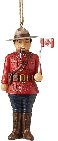 Canadian Mountie Cascanueces Orn