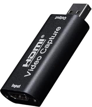 4K Audio Video Capture Cards HDMI to USB 3.0 HDMI Video Capture, 1080P HD Broadcast Live Record Video Audio Grabber for Gaming, Video Conference, Teaching, Streaming (Rose Gold)