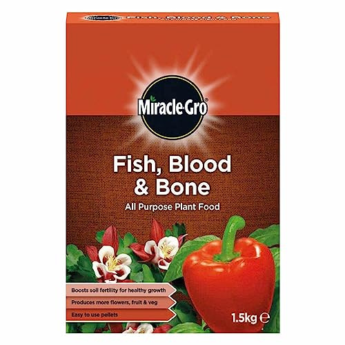1.5kg Fish, Blood Bone Garden Fertiliser Ready to Use, Ideal for Growing Fruits and Vegetables