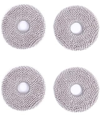 ECOVACS Panno lavabile per aspirapolvere e mocio DEEBOT X2 Omni/T20 Omni/T10 Omni/X1 Omni/X1 Turbo Series Robot Aspirapolvere e mocio, grigio