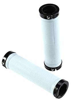 BESPORTBLE Mountainbike Lenkergriffe Weiß Aus Rutschfestem Gummi Und Aluminiumlegierung Lang Ergonomisch Robust Für Diverse Fahrräder Wie Mountainbike Rennrad Klapprad Verbesserte Kontrolle b