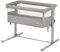 Bebeconfort Zina Cuna Colecho Bebé y Cuna Independiente Desde el Nacimiento hasta los 6 Meses (de 0 a 9 kg), Cuna Bebé Plegable, 5 Posiciones de Altura Ajustables, Colchón Reclinable, Mineral Grey
