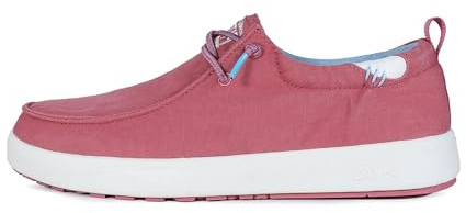 WALK IN PITAS | Biarritz | Mocasines de Hombre | Náuticos Casual | Zapatillas de Verano | Zapatos de Hombre Casuales y Cómodos | Zapatos de PITAS para Hombre | Rojo Jeans 42