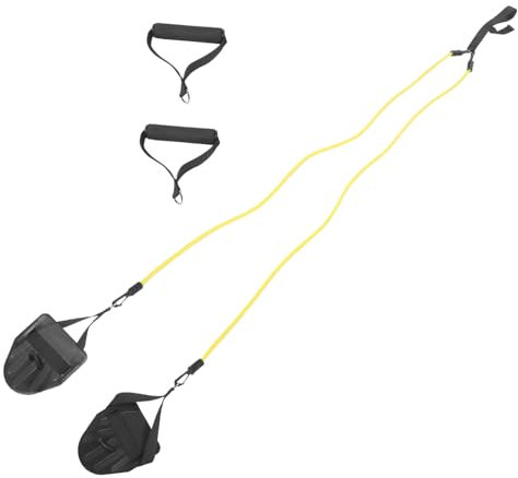 BELLIFFY 1satz Krafttraining Schwimmgürtel Mit Widerstandsbändern Für Effektives Schwimmtraining Multifunktionale Tauchhilfe Für Brust Freistil Und Rückenschwimmen Geeignet Für