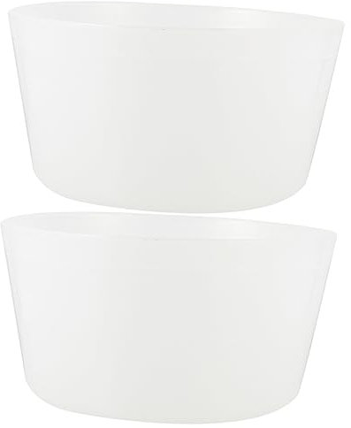 POPETPOP 2pcs Sauna Bucket Liner Reusable Plastic Bath Accessories for Pedicure Bucket Inner Lid Sauna Liner for Spa and Steam Use