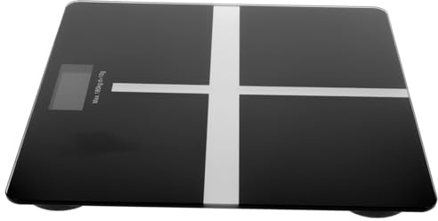 Parliky 1pc USB Rechargeable Body Weight Scale Precise Household Weighing Gadget Accurate Measurement Durable Design for Daily Use Black