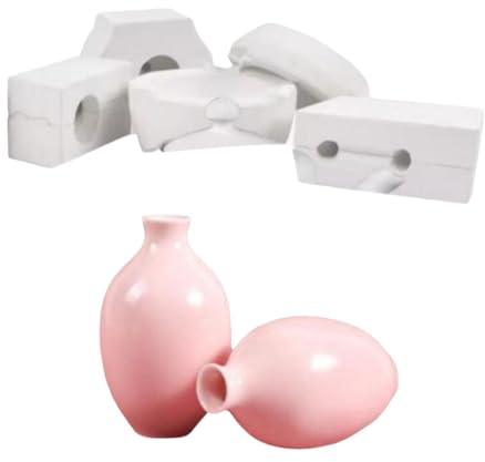 1 set di stampi in ceramica per vasai, stampi in ceramica, stampi per gesso, fai da te, decorazione per la casa, mini vaso (Stlye 4)