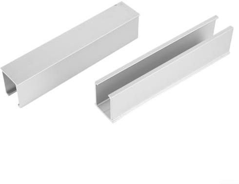 Kit de montage de rail de panneau solaire avec pinces d'extrémité et centrale pour modules photovoltaïques conçus pour une installation sur toit plat avec matériau en alliage d'aluminium (lot 3 (pour