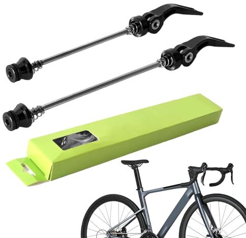 Schnellspanner Nabe - 15 Cm Fahrrad Achsen Set, Hohlwellen Bausatz | Aluminium Laufrad Ersatzhebel Für Rennrad Mountainbike, Wartung Reparatur, Zubehör, Universal Leichtbau & Design Metall Bauteil