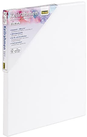 Idena 60007 Châssis, 24 x 30 cm, 100% FSC, 24 x 30 cm, Blanc