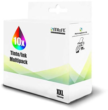 10x Kraft Office Supplies Patronen für Epson DX 4050 4450 5050 5500 6050 7000 7400 7450 8450 9200 9400 ersetzt T0715 CMYK