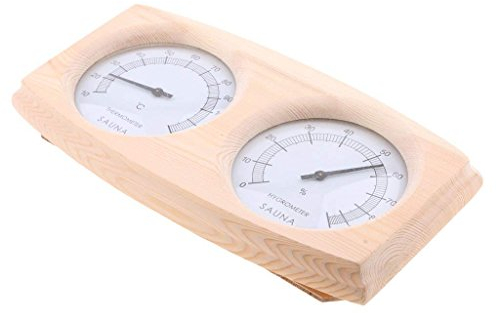 Tubayia Holz Sauna Hygrometer Thermometer Thermo-Hygrometer