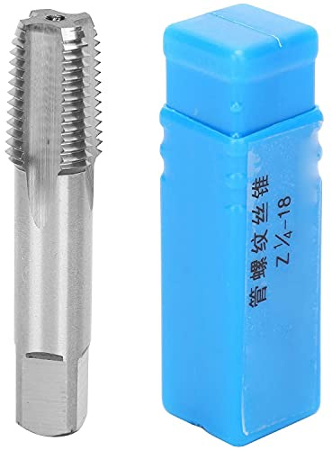Gewindebohrer 1/4 Zoll NPT 18 Gewindegänge Hochgeschwindigkeitsstahl robust für Edelstahl Gusseisen Eisen Legierter Stahl