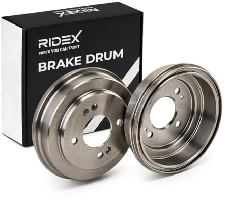 2x RIDEX 123B0172 Bremstrommeln Set Ø180mm Hinten