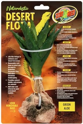 Zoo Med Green Aloe Desert Flora Terrarium Plant
